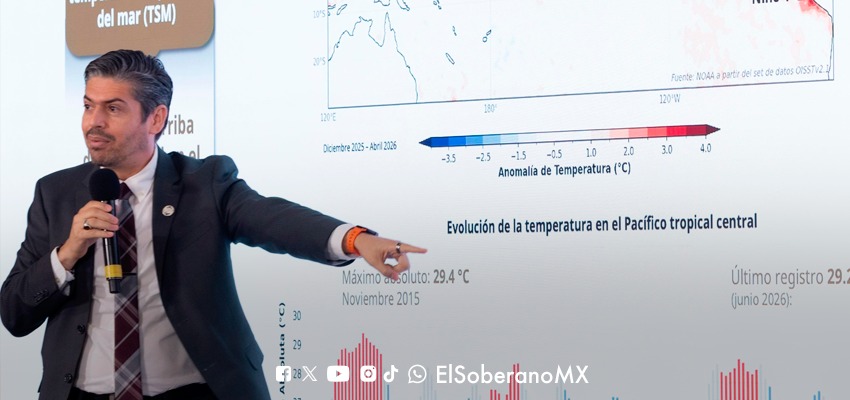 México activa plan nacional para enfrentar impactos de El Niño en 2026-2027