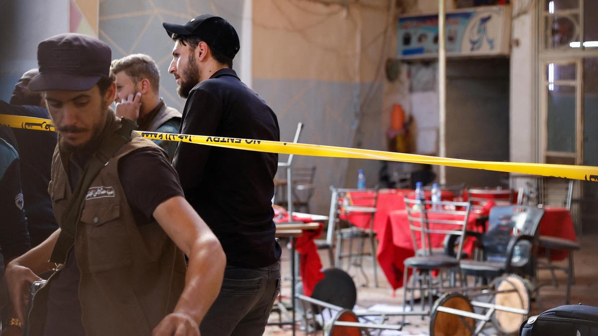 Syria arrests suspects linked to Damascus bombings during Macron's visit