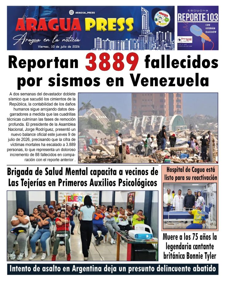 Dos terremotos afectan a La Guaira: reporte actualizado disponible