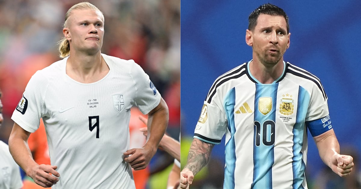 Estudio revela mayor simpatía por Haaland que por Messi en Mundial
