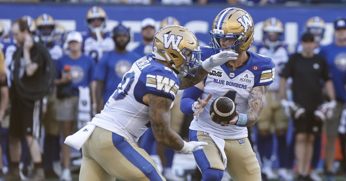 Blue Bombers secure 30-21 victory over Argonauts in crucial matchup
