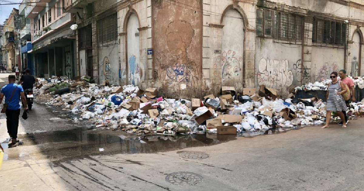 Crisis sanitaria en La Habana: acumulación de basura y excrementos en calles