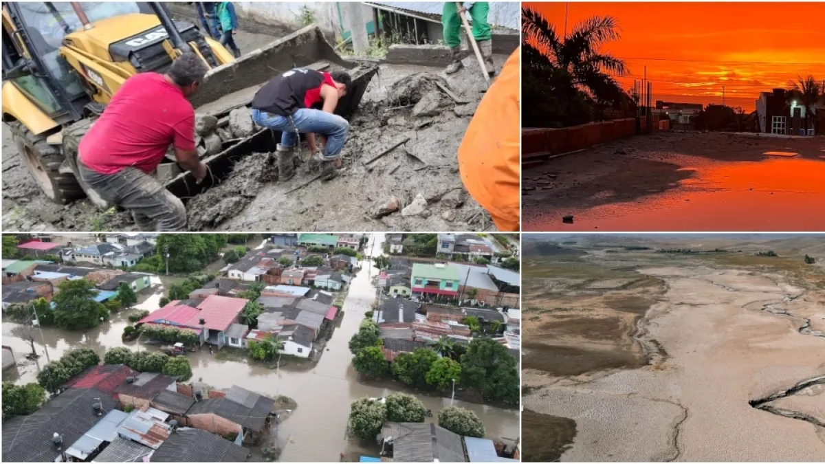Contraste climático en Colombia: inundaciones en el oriente y calor extremo en el Caribe