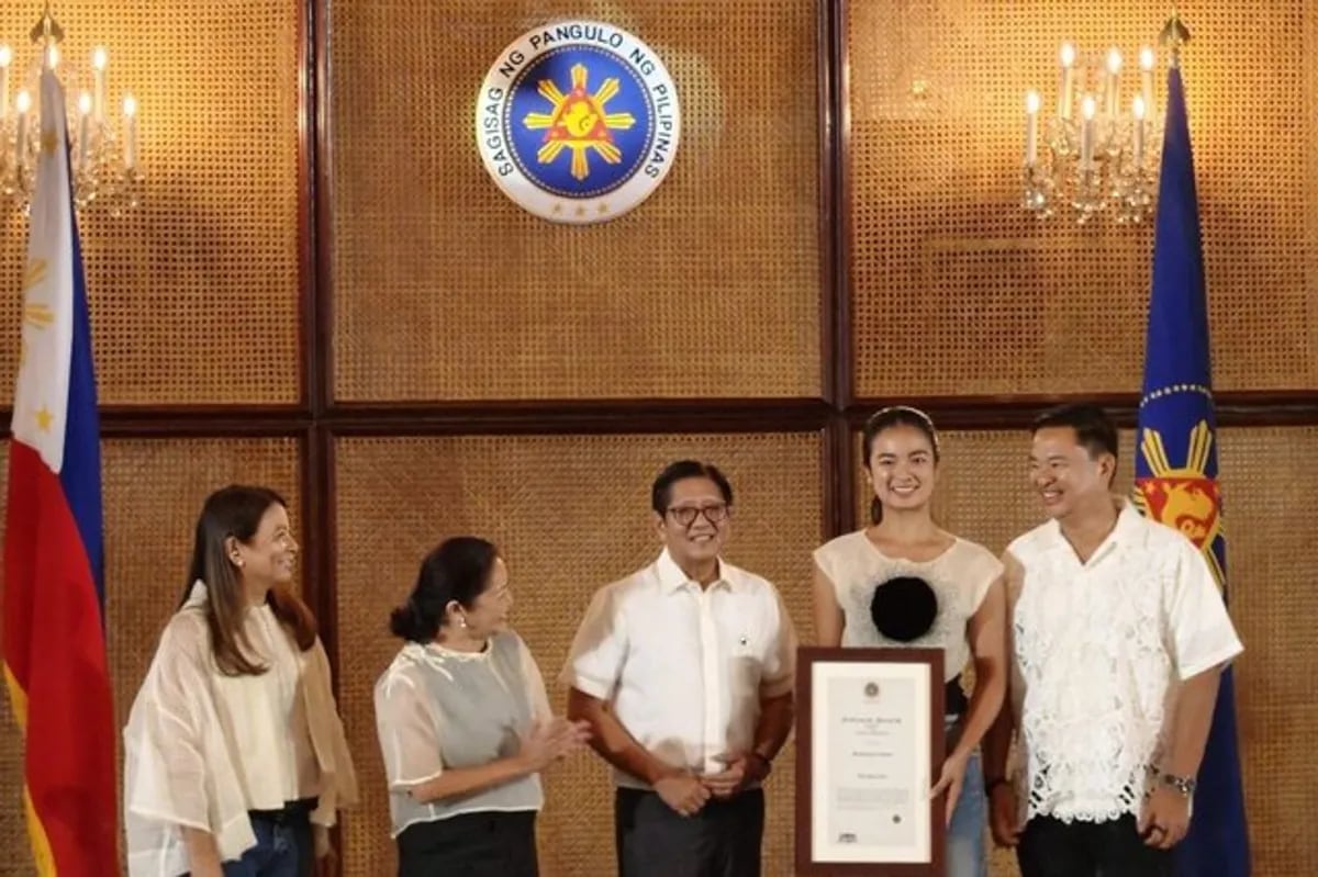 President Marcos Recognizes Filipina Tennis Star Alex Eala with Presidential Citation