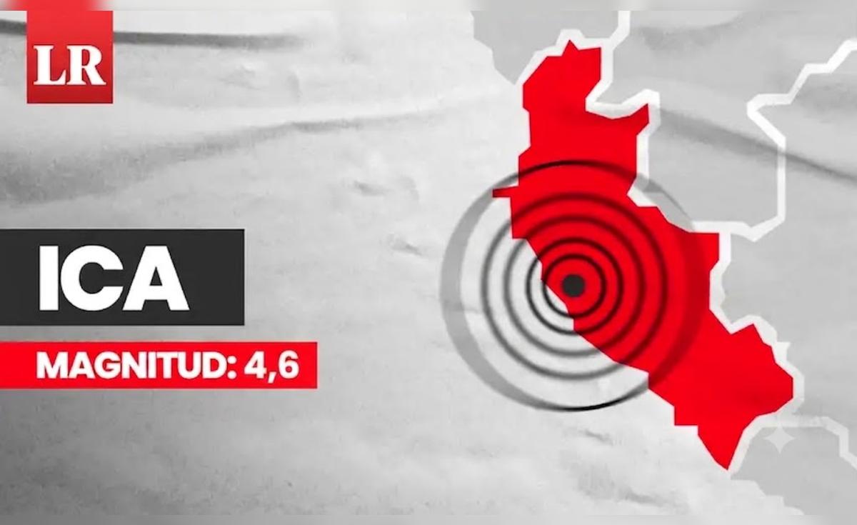 Sismo de 4.6 grados sacude a Ica, según el Instituto Geológico del Perú
