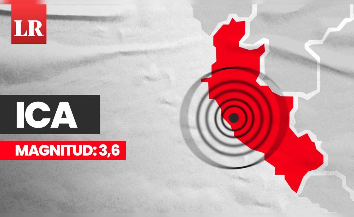 Sismo de magnitud 3,6 afecta a Ica según el Instituto Geofísico del Perú