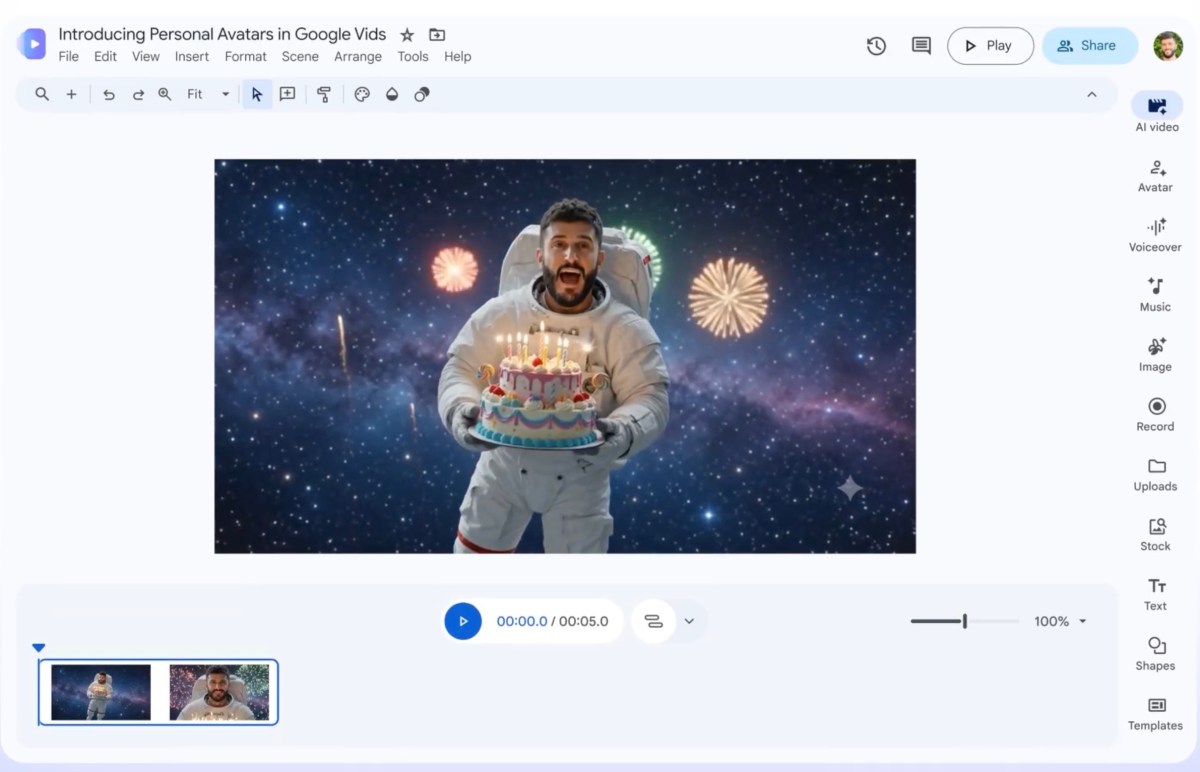 Google Expands AI Video Creation Tools with Custom Avatars and Enhanced Editing Features