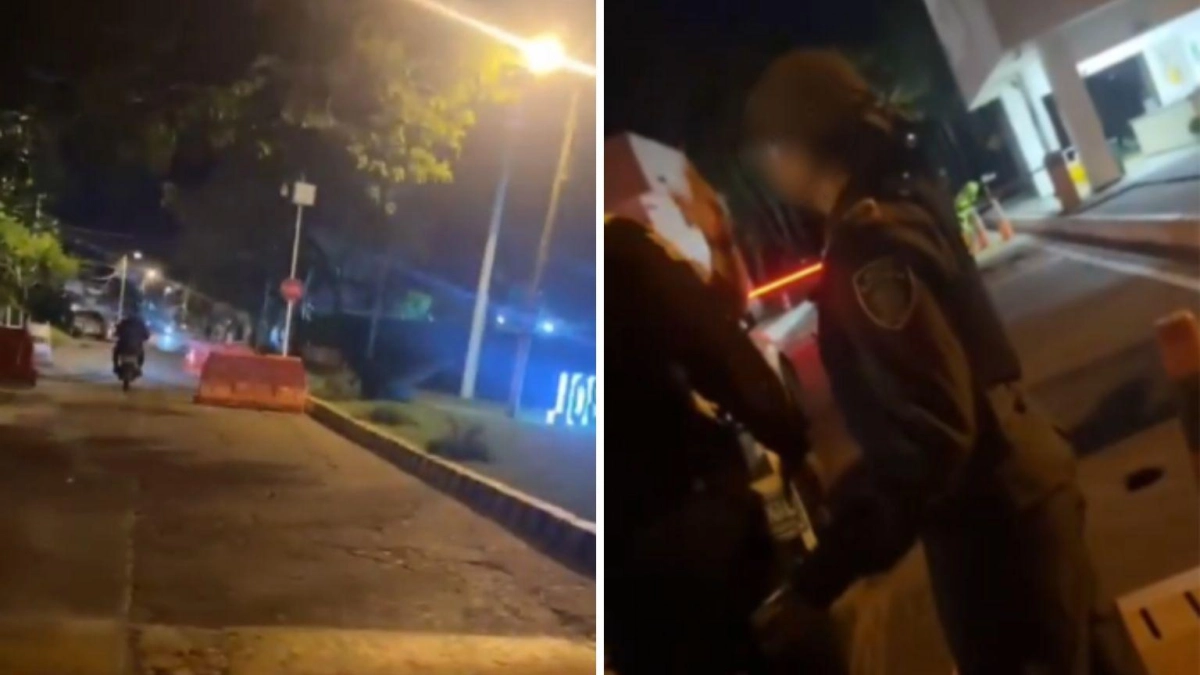 Policía y escolta se enfrentan en riña callejera en San Pedro, Valle