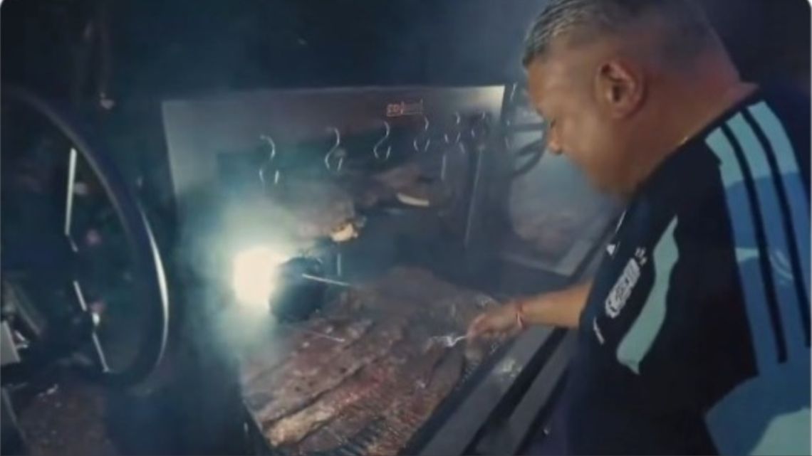 Argentina's Pre-Final Celebration Before Spain Match