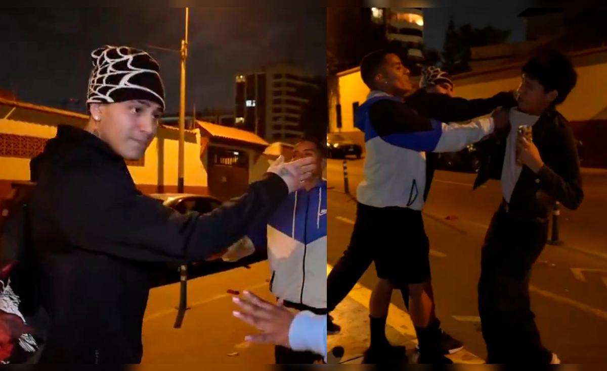 Cristorata es denunciado tras agredir a joven en plena calle durante transmisión en vivo