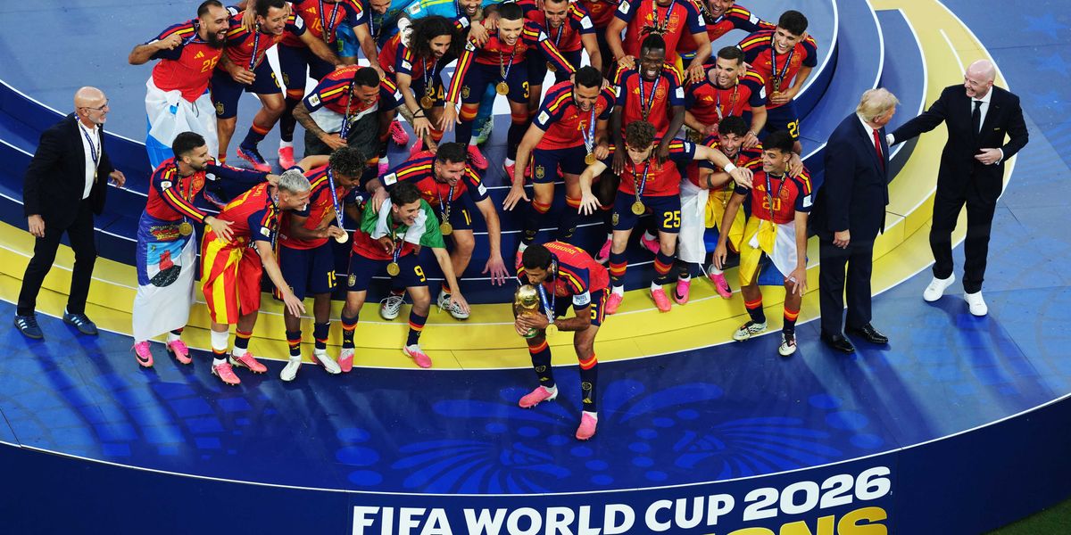 President Trump's Confusion During Spain's World Cup Celebration