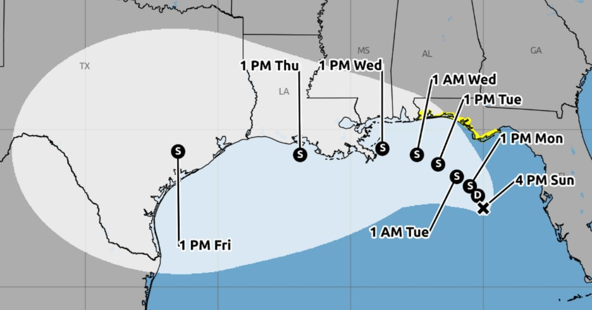 Depresión tropical en Florida: vigilancia y posibles cambios en su intensidad