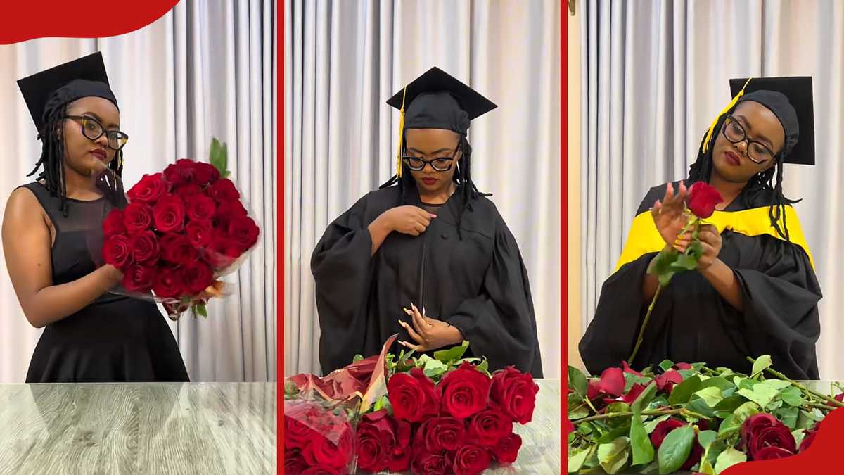 Nairobi Florist Celebrates Life's New Path with Graduation Photoshoot