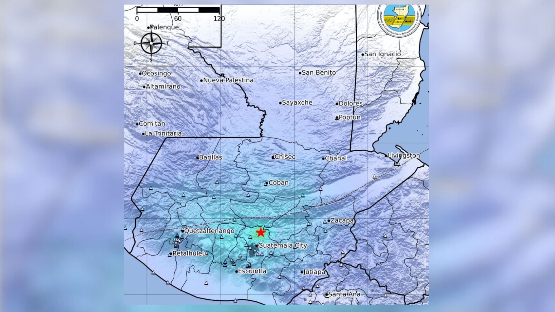 Insivumeh registra aumento de actividad sísmica en Guatemala y Sacatepéquez