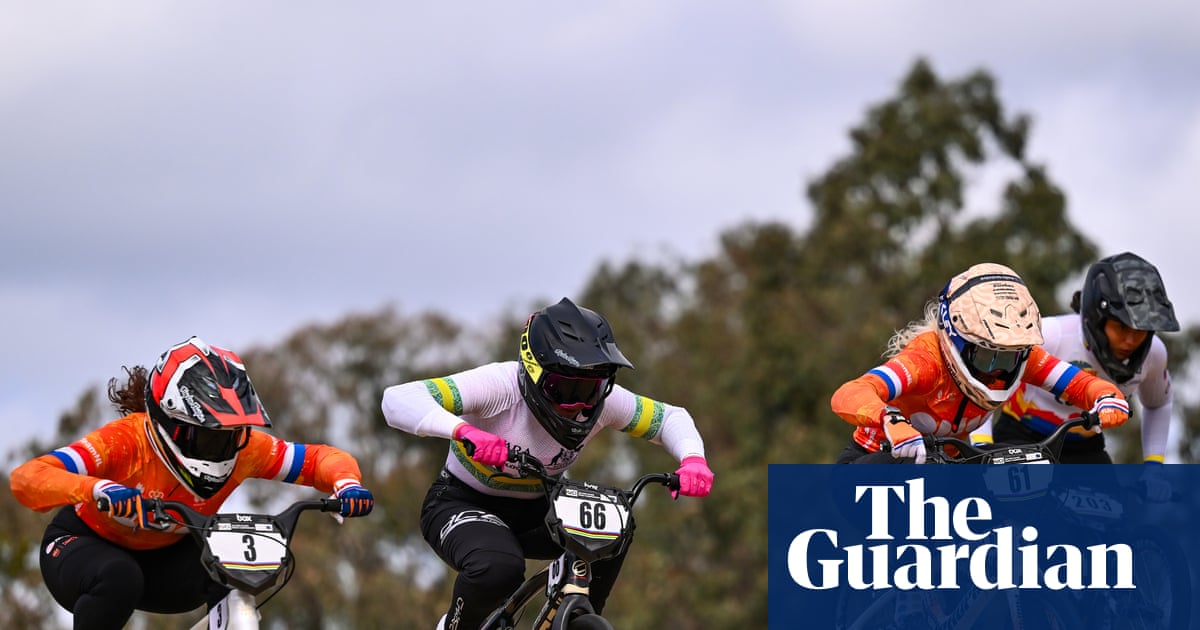 BMX racing world championships held in Brisbane with Australian athletes on podium