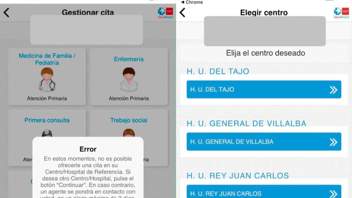 Madrid Public Health Users Report App Prioritizes Private Hospitals