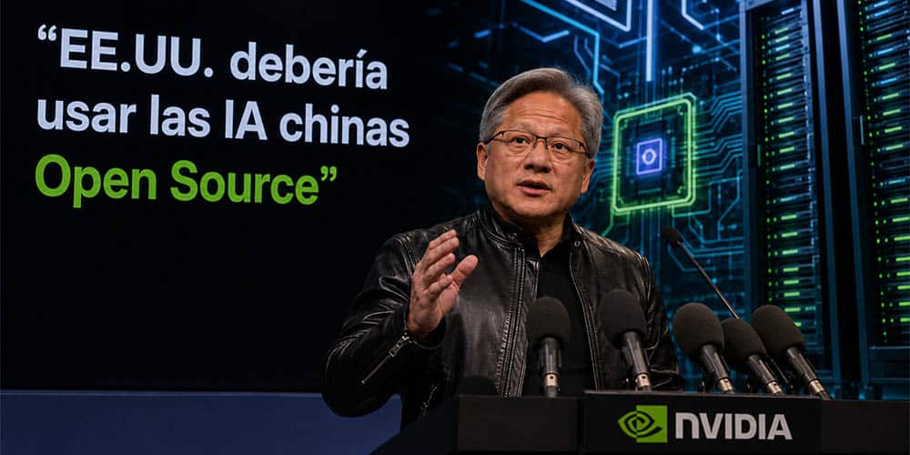 Jensen Huang defiende el uso de modelos de IA chinos abiertos para empresas estadounidenses