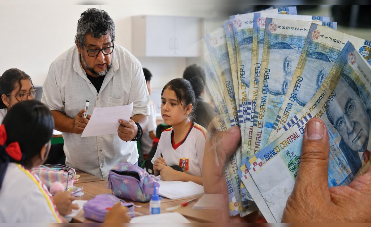 Gobierno aprueba bono extraordinario de S/487 para docentes y auxiliares en 2026