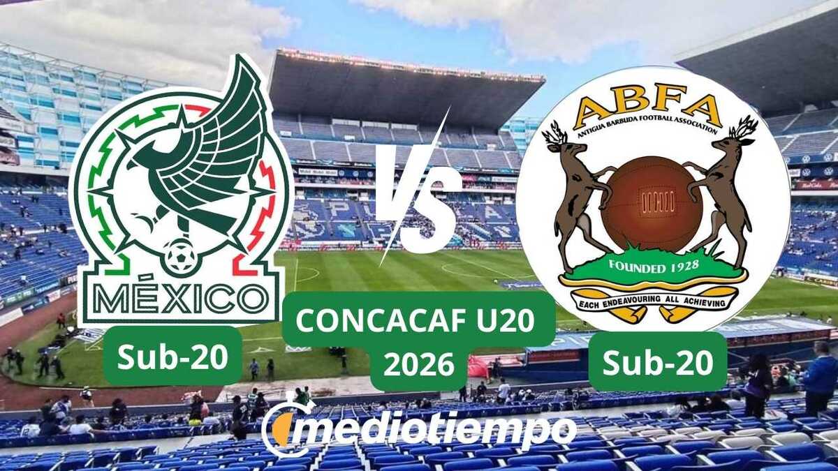 México Sub-20 inicia participación en Premundial Concacaf 2026 contra Antigua y Barbuda