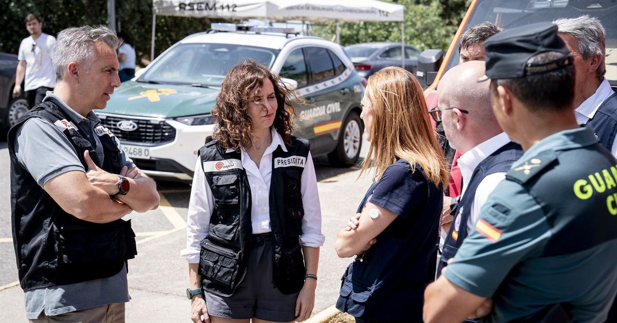 La presidenta de Madrid no participa en reunión de emergencias por incendios