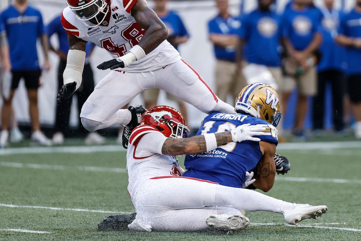 Tyreik McAllister's Historic Triple-Header Leads Stampeders to 52-30 Win Over Blue Bombers
