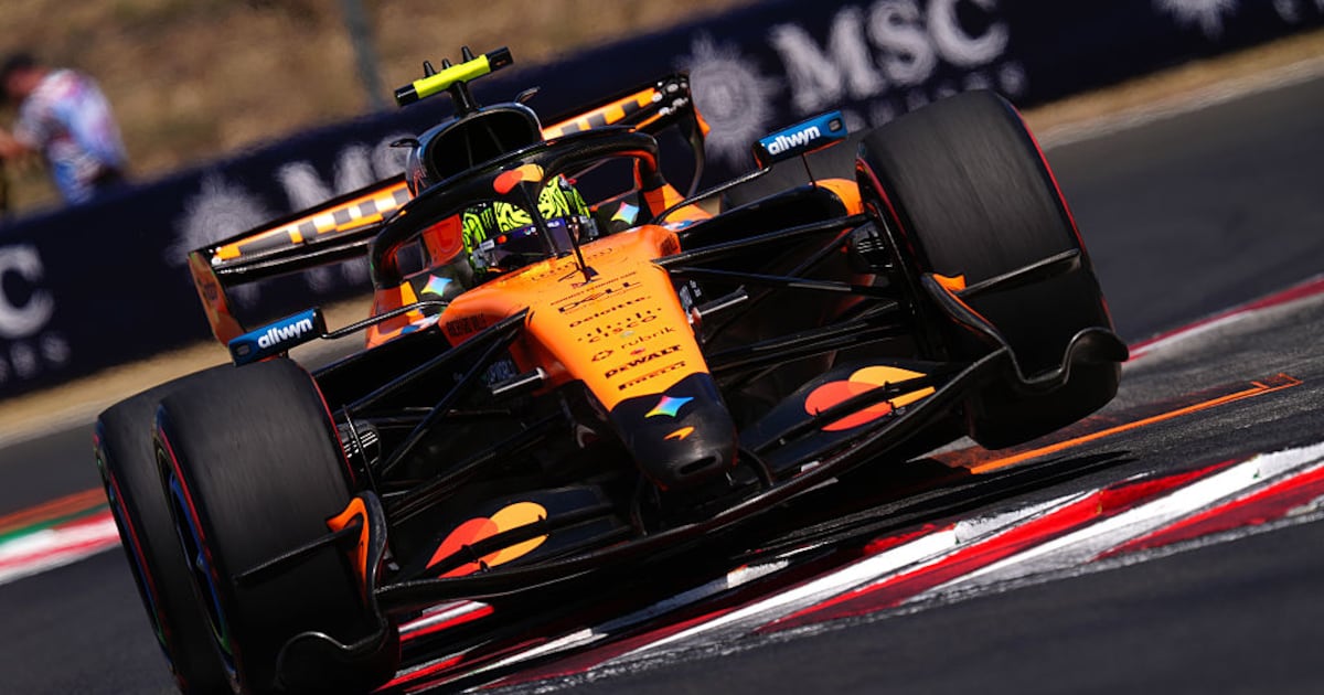 Norris leads Hungarian GP practice as Ferrari and McLaren battle for pole position