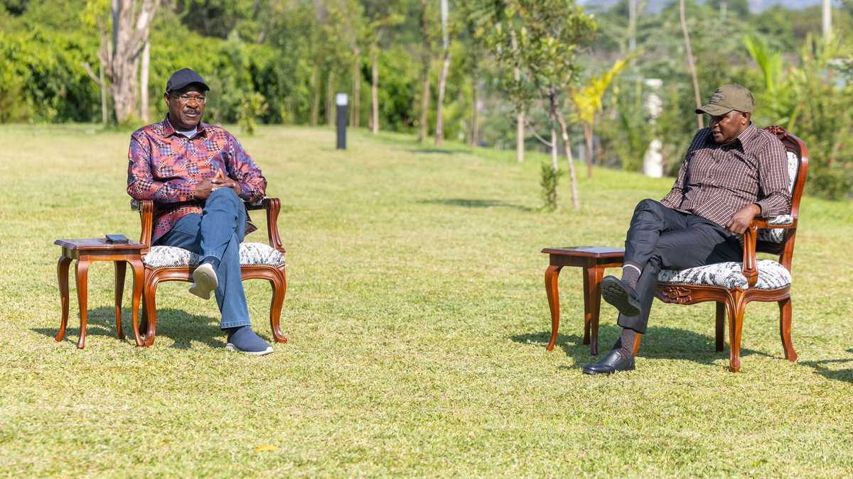 Speaker Wetang'ula holds strategic talks with Ruto aide ahead of Kilgoris women empowerment event