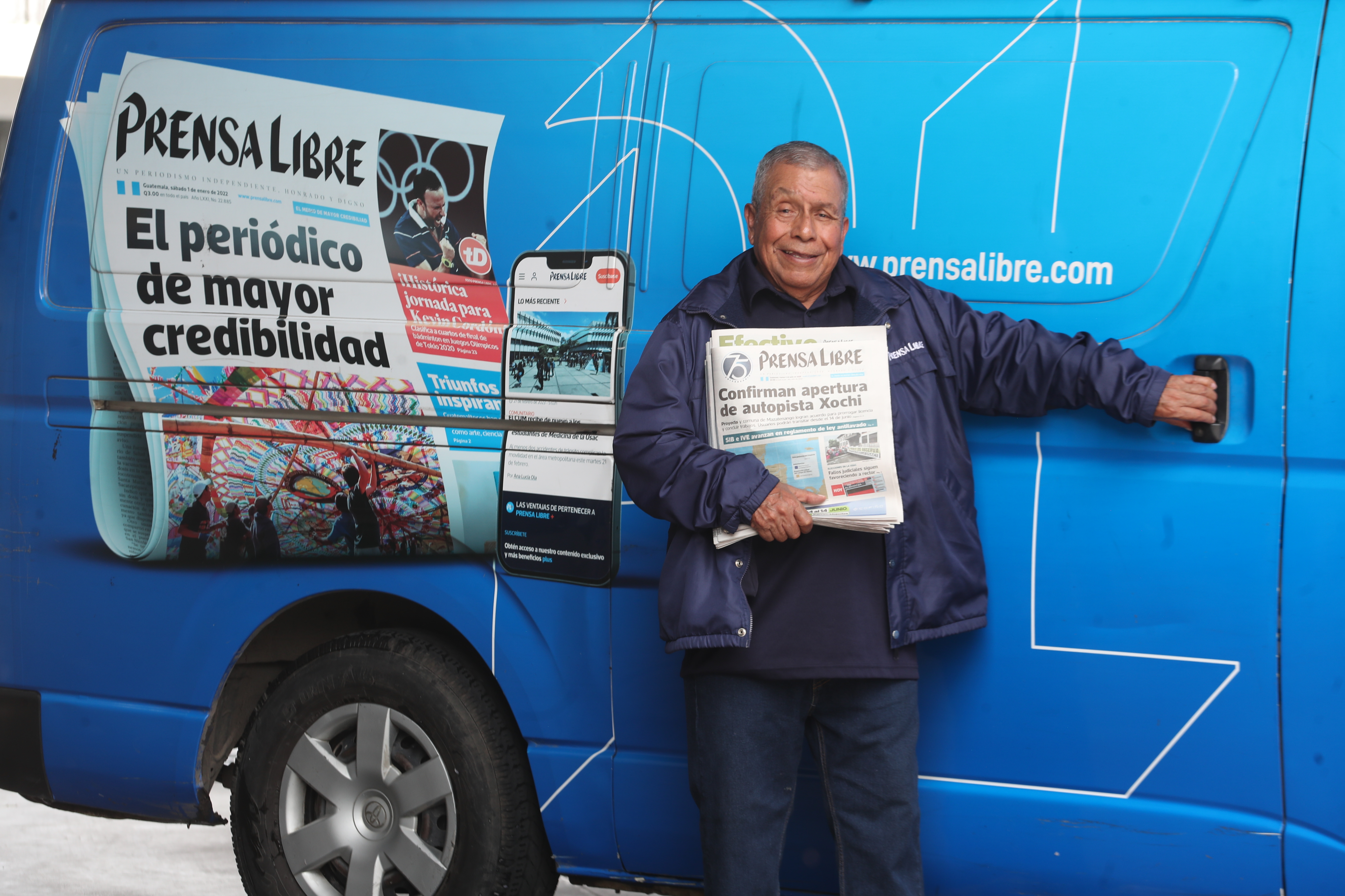 Nery López: 56 años de dedicación a Prensa Libre