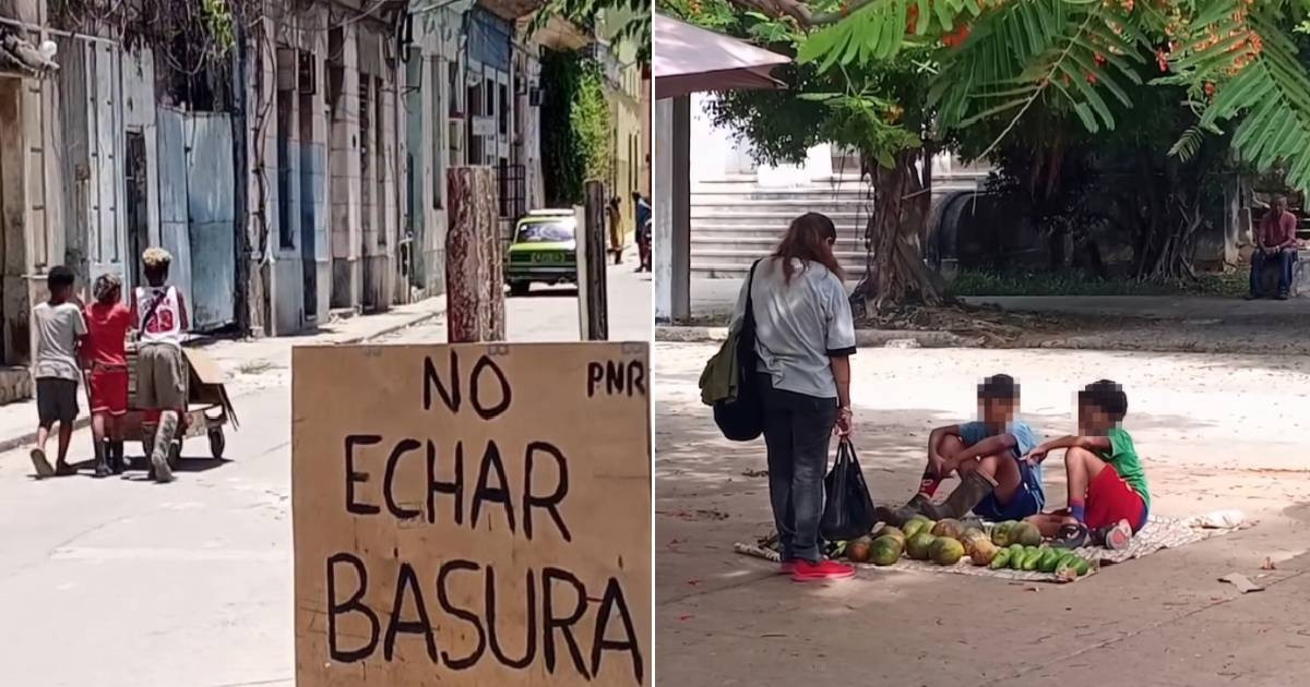 Niños cubanos venden alimentos en La Habana por crisis económica