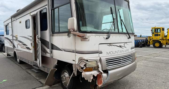 Man arrested after motorhome enters Abbotsford airport runway