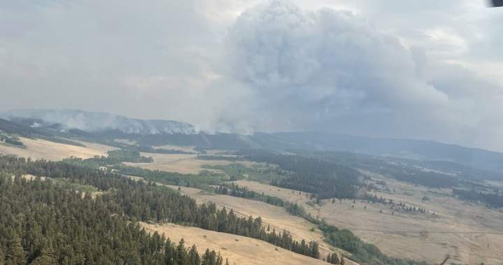 Wildfires Merge Near Clinton, B.C., Threatening Communities