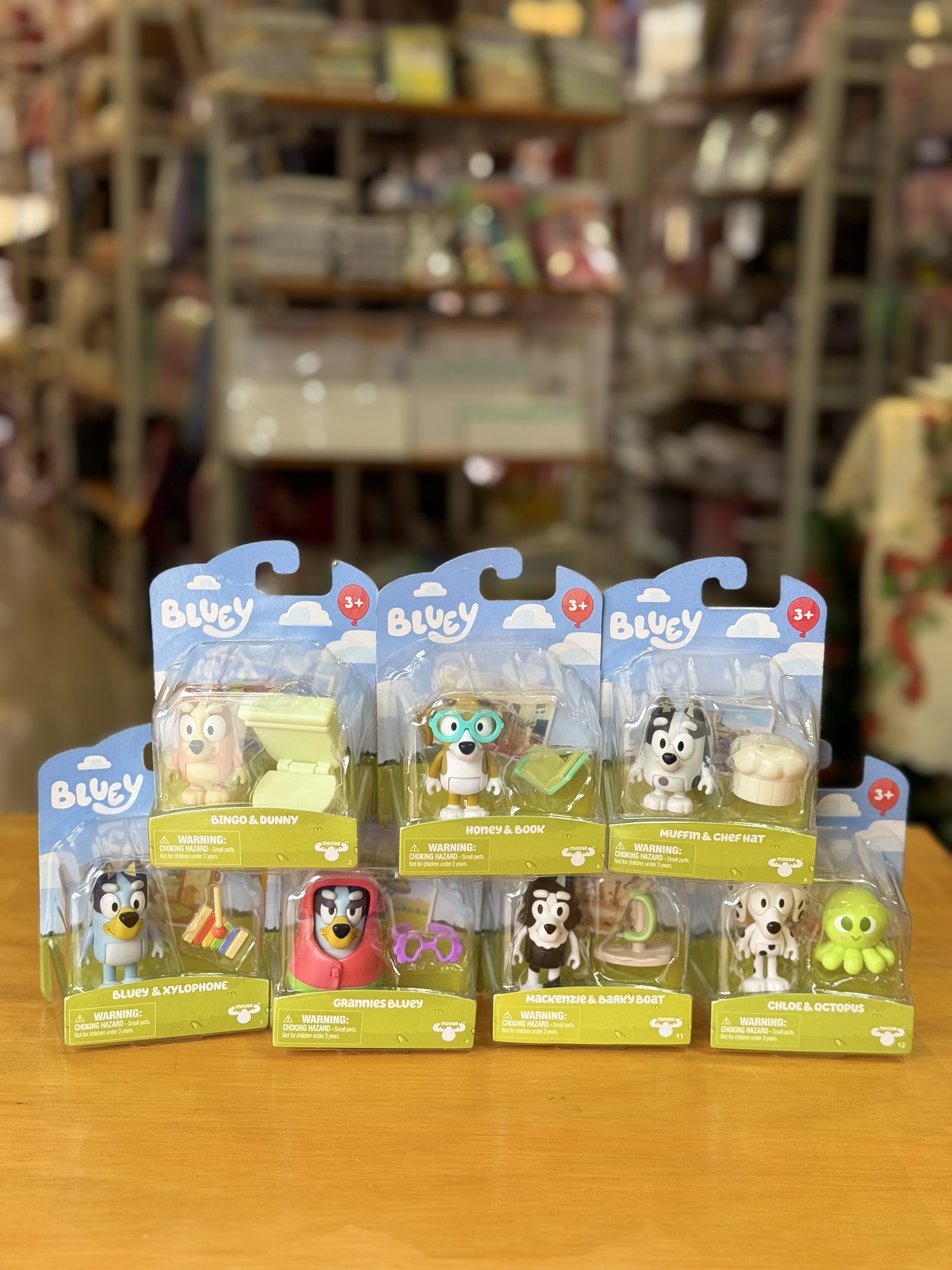 FIGURA BLUEY PERSONAJES 