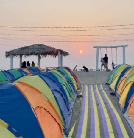 Sea View Camping at Nagaon