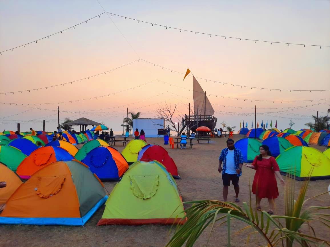 Beast beach camping in alibaug