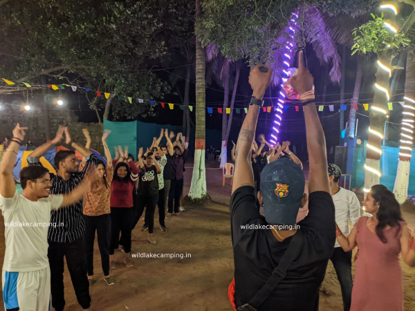 camping at alibaug Beach