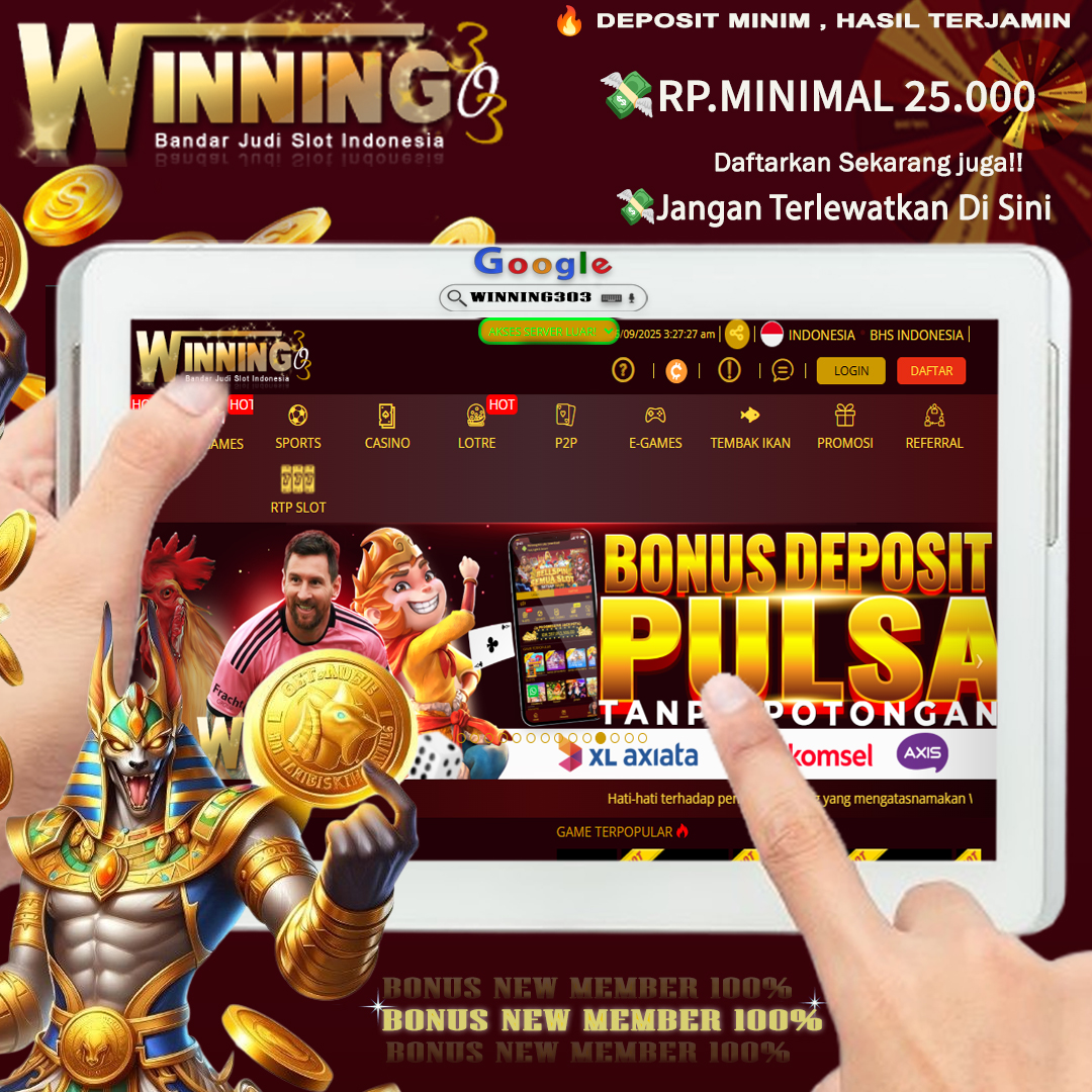 WINNING303: !SITUS GACOR 24 JAM GAMPANG CUAN BERLIPAT GANDA DI SINI .