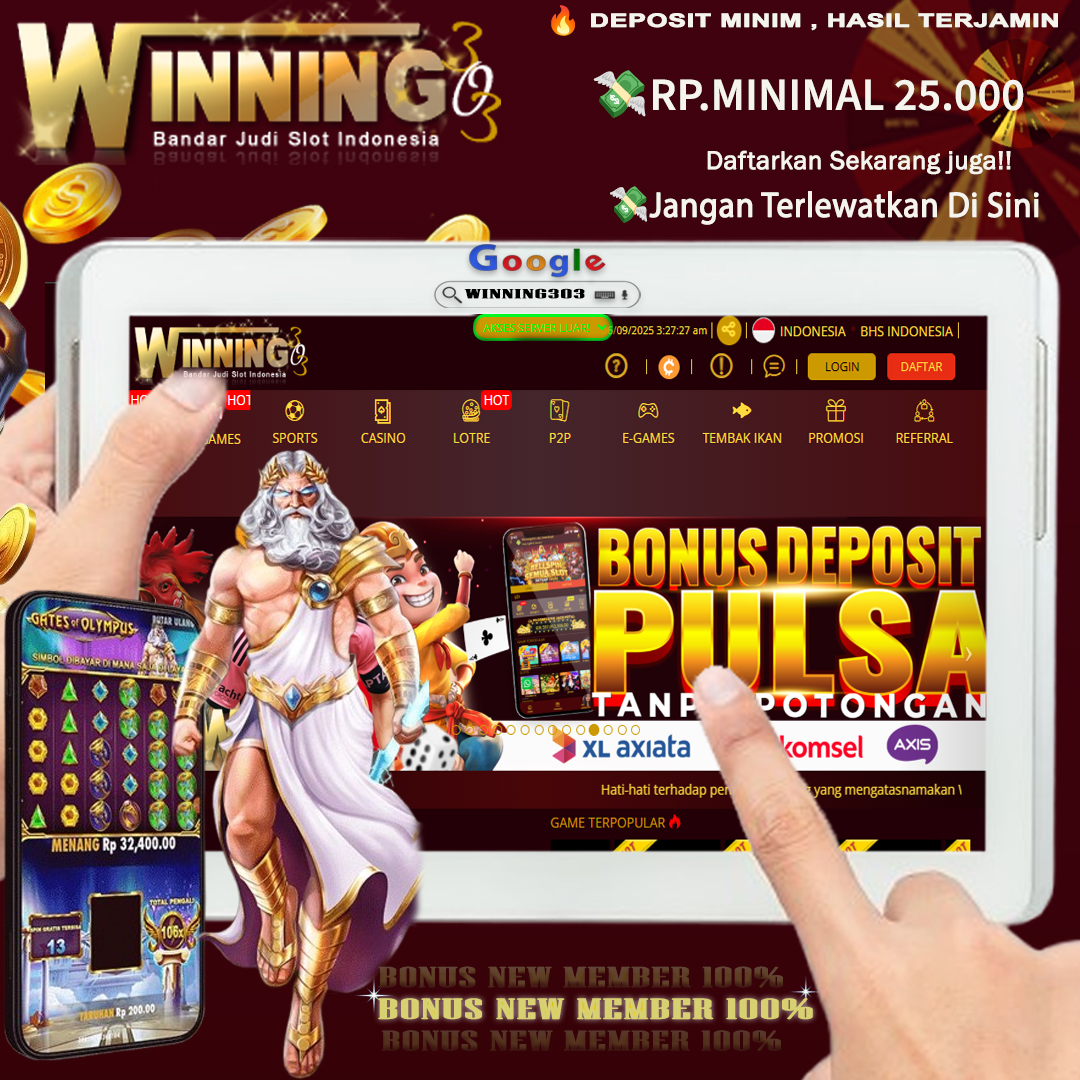 WINNING303: !AKSES RESMI SLOT ONLINE PALING UNGGUL JUDI ONLINE 2025 .