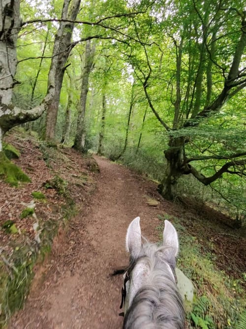 The group's beach and valley ride, Cantabria
