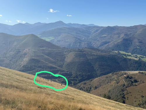 Ridge upon ridge of the upper Saja
