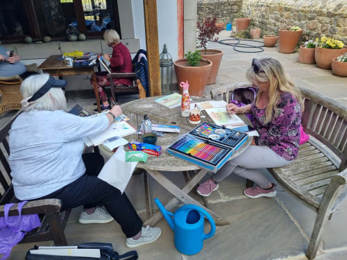 A Casa Agara painting and drawing week in Cantabria