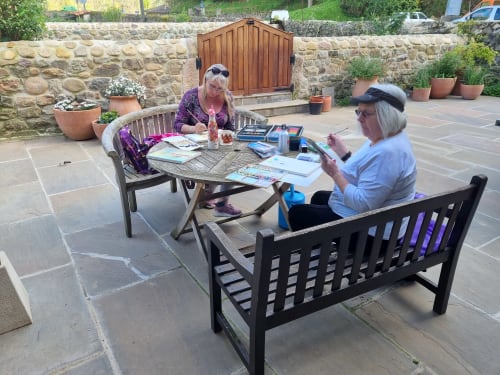 A Casa Agara painting and drawing week in Cantabria