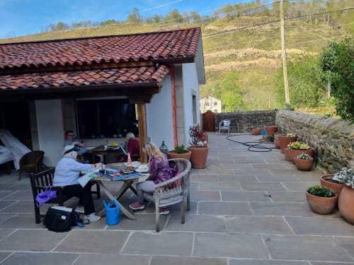 A Casa Agara painting and drawing week in Cantabria