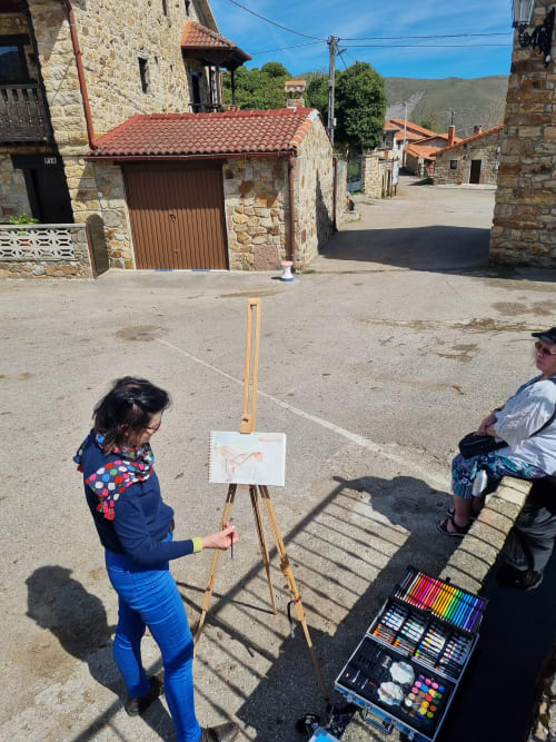 A Casa Agara painting and drawing week in Cantabria