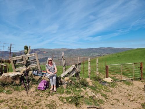 A Casa Agara painting and drawing week in Cantabria