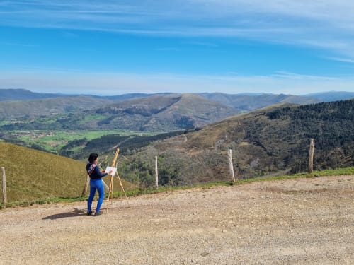 A Casa Agara painting and drawing week in Cantabria