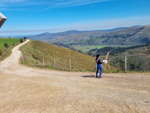 A Casa Agara painting and drawing week in Cantabria