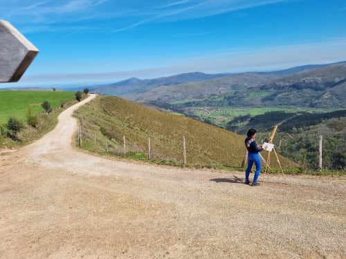 A Casa Agara painting and drawing week in Cantabria
