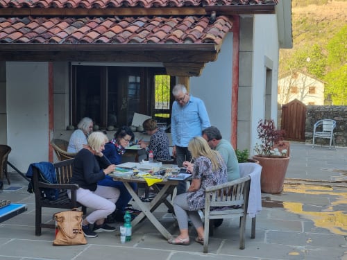 A Casa Agara painting and drawing week in Cantabria