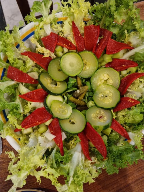 Cantabrian food at the casona's table