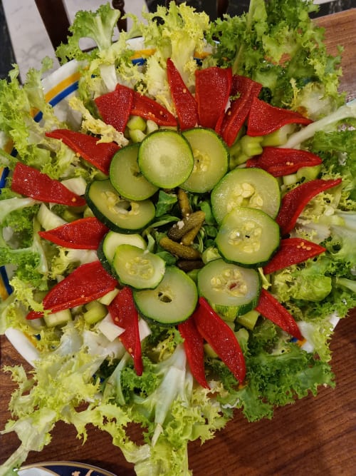 Cantabrian food at the casona's table